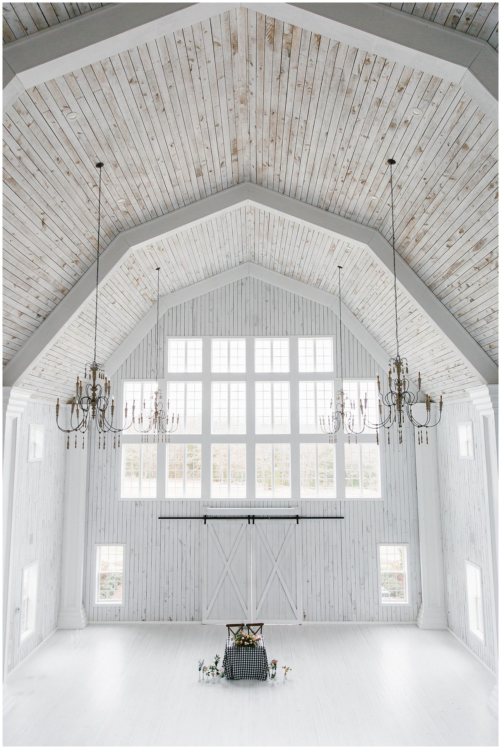 Inside the White Sparrow barn.