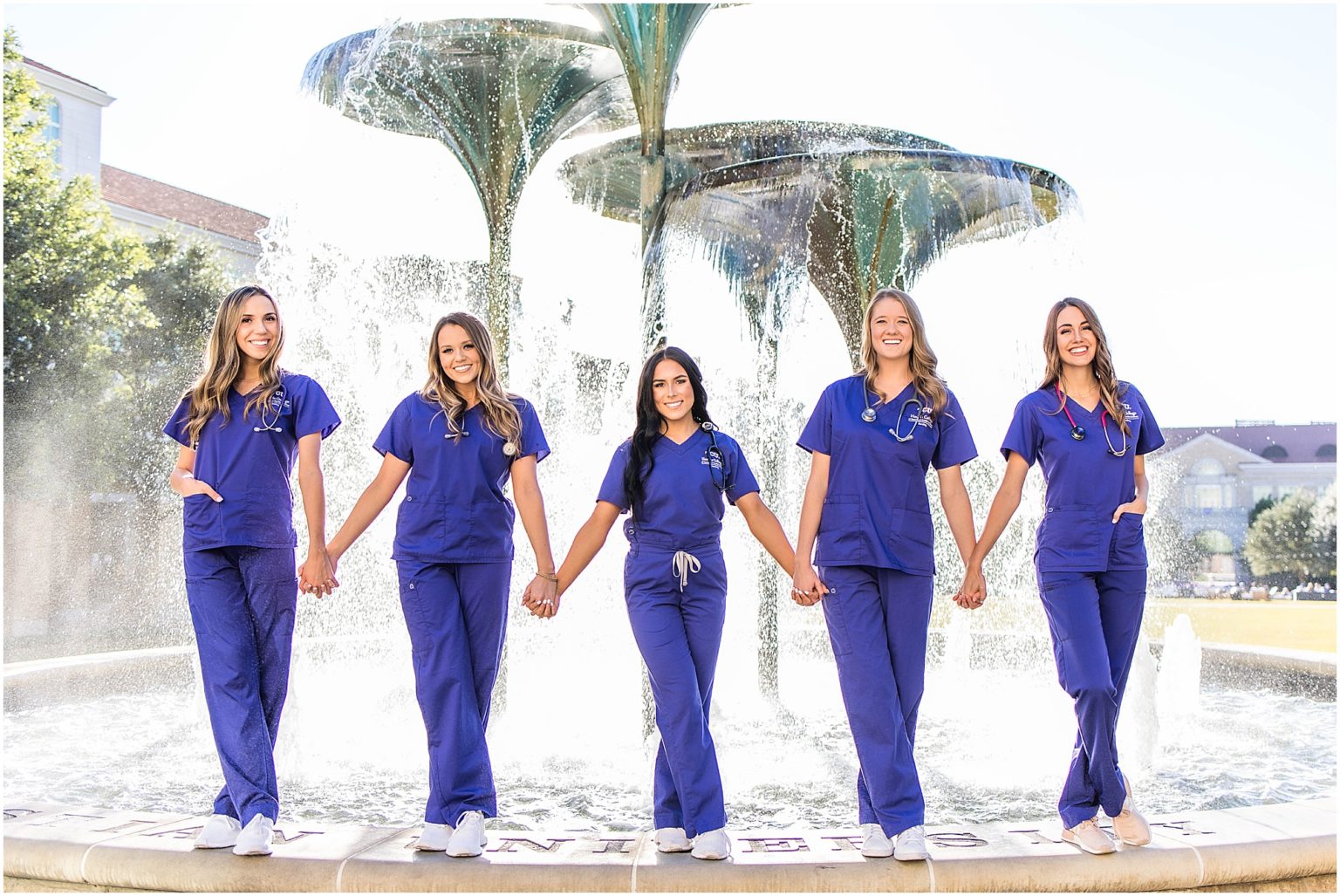 TCU Nursing Seniors Paola and Friends Square 8 Studio Blog
