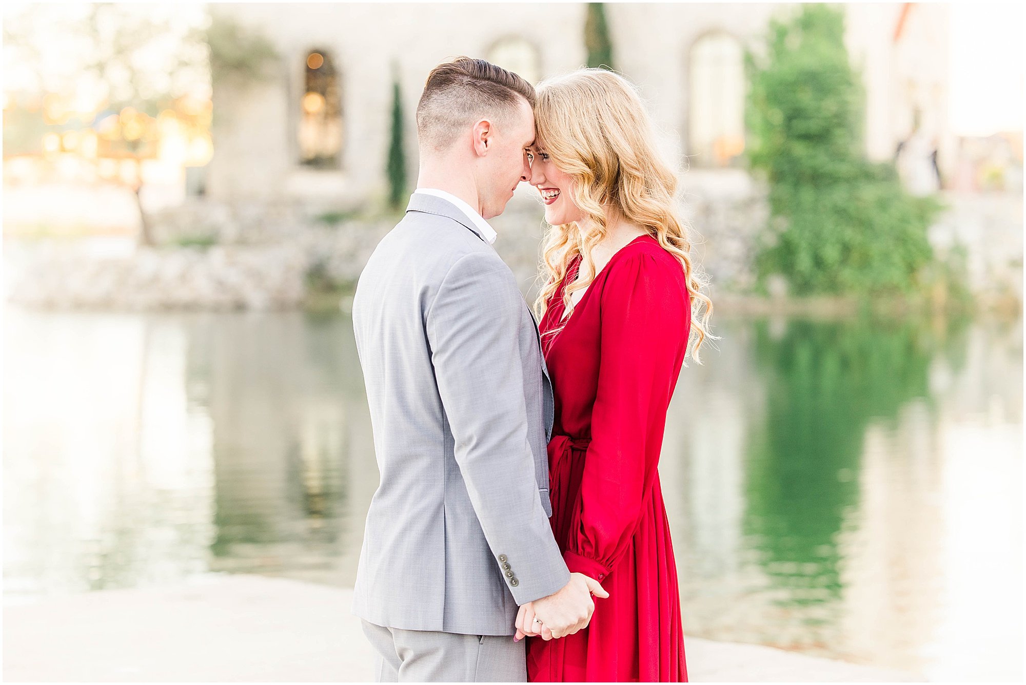 couple holding hands in