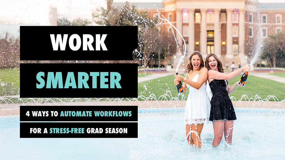 College Students Popping Champagne on Blog Post Title Graphic